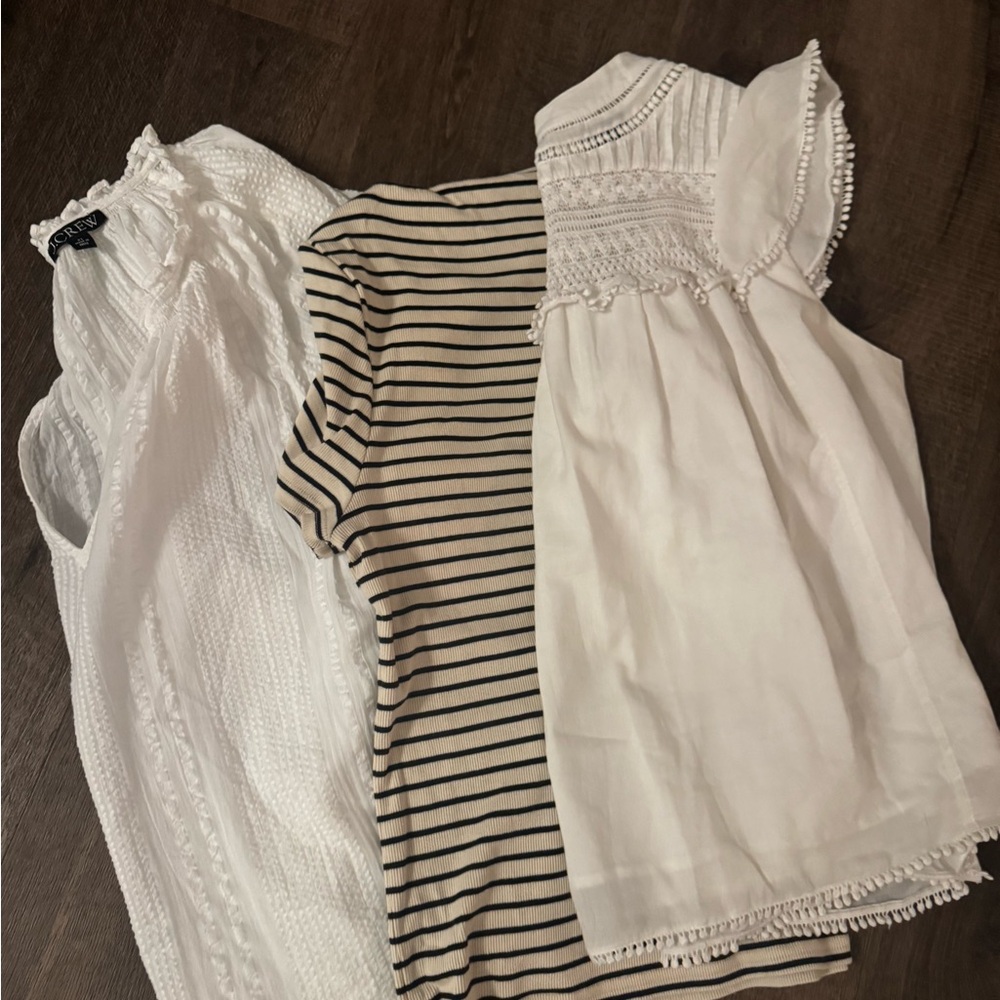 Jcrew lot a 2 blouses/1 top
